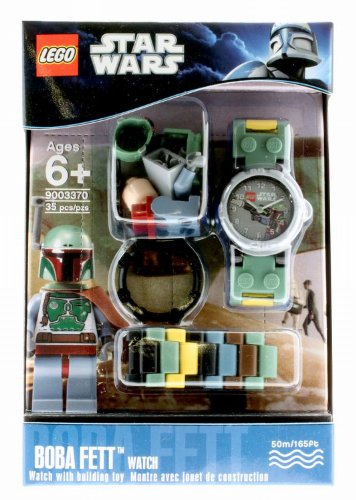 Imagen 4 de LEGO Star Wars - Reloj con figura Boba Fett, multicolor (9003370)