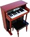 Schoenhut 25- Key Traditional Spintet Mahogany/Black