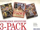 Knowledge Adventure 3 - Pack: Science Adventure / Knowledge Adventure / Space Adventure [ For MS-DOS ] 3.5 diskettes {NOT CD-ROM}