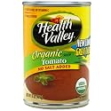 Health Valley Tomato Soup No Salt Added, 15 Ounce Cans (Pack of 12)