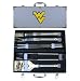 West Virginia Mountaineers 8pc. BBQ Set w/Case - NCAA College Athletics - Fan Shop Merchandise