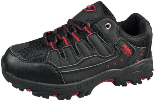 Air Balance Boys Low Top Black/Red Hiking Shoes