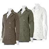 Apparel : Girl Talk Military Style Jacket