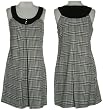 JOHNNY MARTIN Stretch Houndstooth Shift Dress
