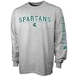 NCAA Michigan State Spartans Ash Standard Long Sleeve T-shirt