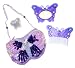Disney Tinkerbell Butterfly Sequin Purse With Comb, Mirror & Lipgloss