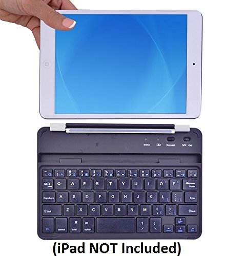 Intuitive Mind New Super Ultra-Slim Wireless v3.0 Aluminum Magnetic Keyboard Case Smart Cover On/Off for iPad Mini 2 / iPad Mini With Retina Display / iPad Mini