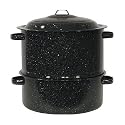 Granite Ware  3 piece 19 Quart Clam and Lobster Steamer Set