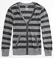 On The Byas Rascal Stripe Cardigan - Black X Lrg