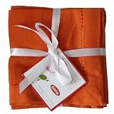 Hemstitch Cocktail Napkins Set of 6 - Jaffa