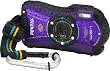 Pentax Optio WG-1 Adventure Series 14 MP Waterproof Digital Camera with 5x Wide-Angle Optical Zoom (Purple)