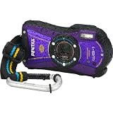 Pentax Optio WG-1 Adventure Series 14 MP Waterproof Digital Camera with 5x Wide-Angle Optical Zoom (Purple)