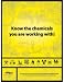 National Safety Compliance Know Your Chemicals Poster - 18 X 24 Inches