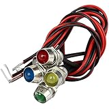 1 X 5 LED Indicator Light Lamp Pilot Dash Directional Car Vehicle Truck Boat