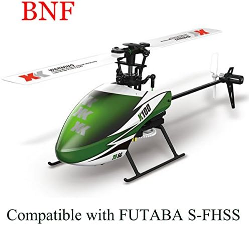 XK K100 Falcom 6CH Flybarless 3D6G System RC Helicopter BNF