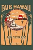 Fair Hawaii - Evelyn De Morgan Art Print Poster - 12 x 18