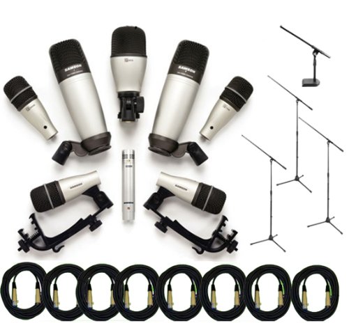 Samson 8Kit Drum Mic Kit Bundle