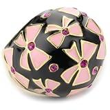 Betsey Johnson Enamel Bracelets And Rings Pink