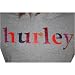 Hurley Ladies Grey Casual Hoodie Sweatshirt Jacket - WITH FOIL PRINT image 1