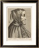 Cimabue Alias Bencivieni Di Pepo Italian Painter Framed Art Poster Print by Nicolas de Larmessin, 25x29