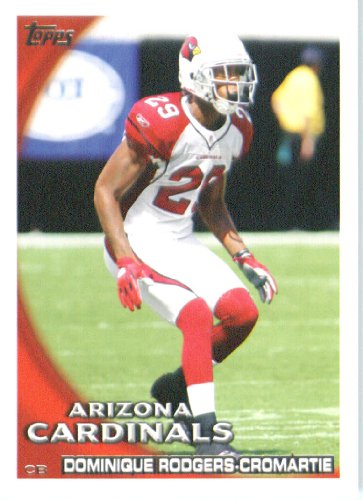 2010 Topps NFL Football Card # 304 Dominique Rodgers-Cromartie - Arizona Cardinals - NFL Trading Card in a Protective ScrewDown Case!