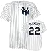 Roger Clemens Majestic MLB Home Pinstripe Replica New York Yankees Youth Jersey - Large (14-16)