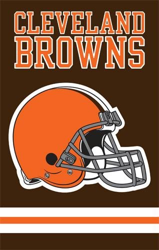 Cleveland Browns Applique Banner Flag