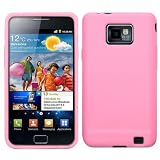 Hellrosa Silikon Hülle Schutzhülle Tasche Case für Samsung Galaxy S2 i9100