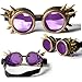 Spiked Cyber Goggles Steampunk Welding Goth Cosplay Vintage Goggles Rustic