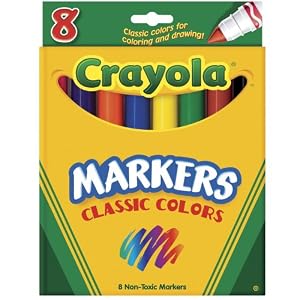 Crayola 8ct Classic Broad Markers by