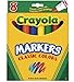 Crayola Non-Washable Markers, Broad Point, Classic Colors, 8/Set (58-7708)
