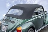 Produkt-Bild: Cabrioverdeck VW K&auml;fer 1303 Cabrio Bj. 72-79 original deutscher Sonnenland Verdeckstoff, schwarz
