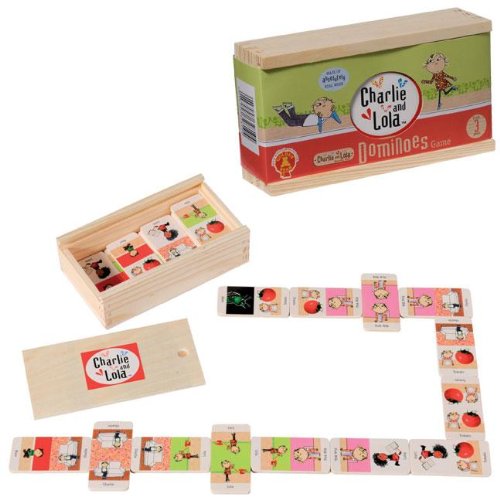 Charlie and Lola Wooden Dominoes Set