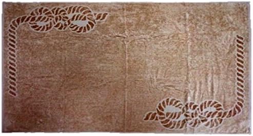 Maghso 36 by 64" Egyptian Cotton Cabo Bath Towel, Large, Cream