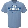Dale Earnhardt Jr NASCAR #88 Nationwide Fan Up T-Shirt-Light Blue
