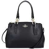 [コーチ] COACH バッグ(トートバッグ) F36704 ブラック ラグジュアリー クロスグレーン レザー ミニ クリスティー キャリーオール レディース [アウトレット品] [ブランド] [並行