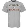 Miami Dolphins Ash Heart and Soul T-shirt (Large)
