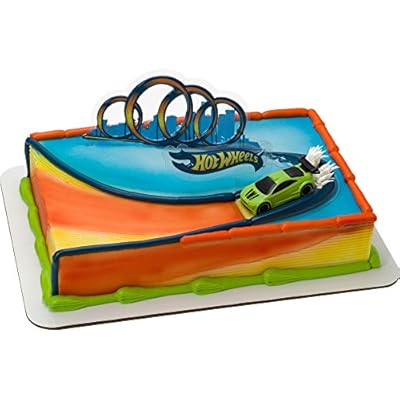 Hot Wheels Drift Cake Topper Decorating Kit
