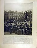1903 Loubet Oran Cortege Prefecture French Print
