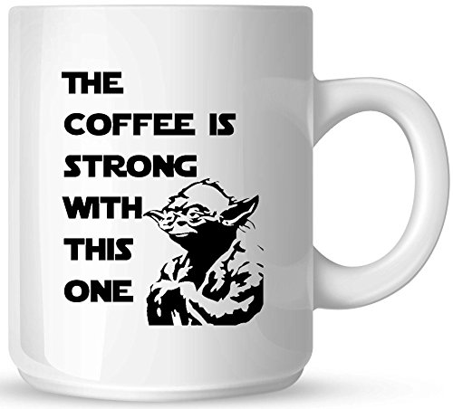 Star Wars - The Coffee is Strong with this One - 11oz Ceramic Coffee Mug - Christmas Gift 2016!