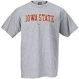 Iowa State Cyclones Grey Classic Short Sleeve Tee Shirt By Nike Team Sports