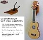Kala Custom Hand Made Reclaimed Wood Ukulele Hanger