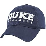 Duke Blue Devils Lacrosse Navy Blue Crease Adjustable Hat
