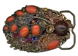 Enchanted Coral Garden Artisan Belt Buckle