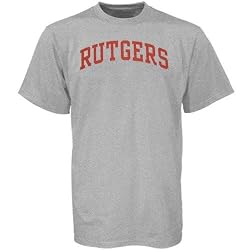 NCAA Rutgers Scarlet Knights Ash Arch Logo T-shirt