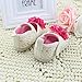 DZT1968® Baby Girl Knit Soft Sole Shoes Prewalker Socks Sneakers With Flower (0~6 Months)