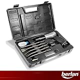 Berlan Druckluft Meißelhammer-Set BDMHS160 9 tlg.