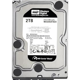 Western Digital Caviar 2TB (7200 RPM) SATA 6GB/s 64MB 3.5 inch Internal Hard Drive - Black