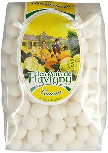 Lemon Abbaye De Flavigny Anise Drops All Natural Bulk 8.8 Oz Bag