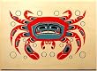Smoked Salmon Traditional Crab Design Sockeye Style, 4 oz